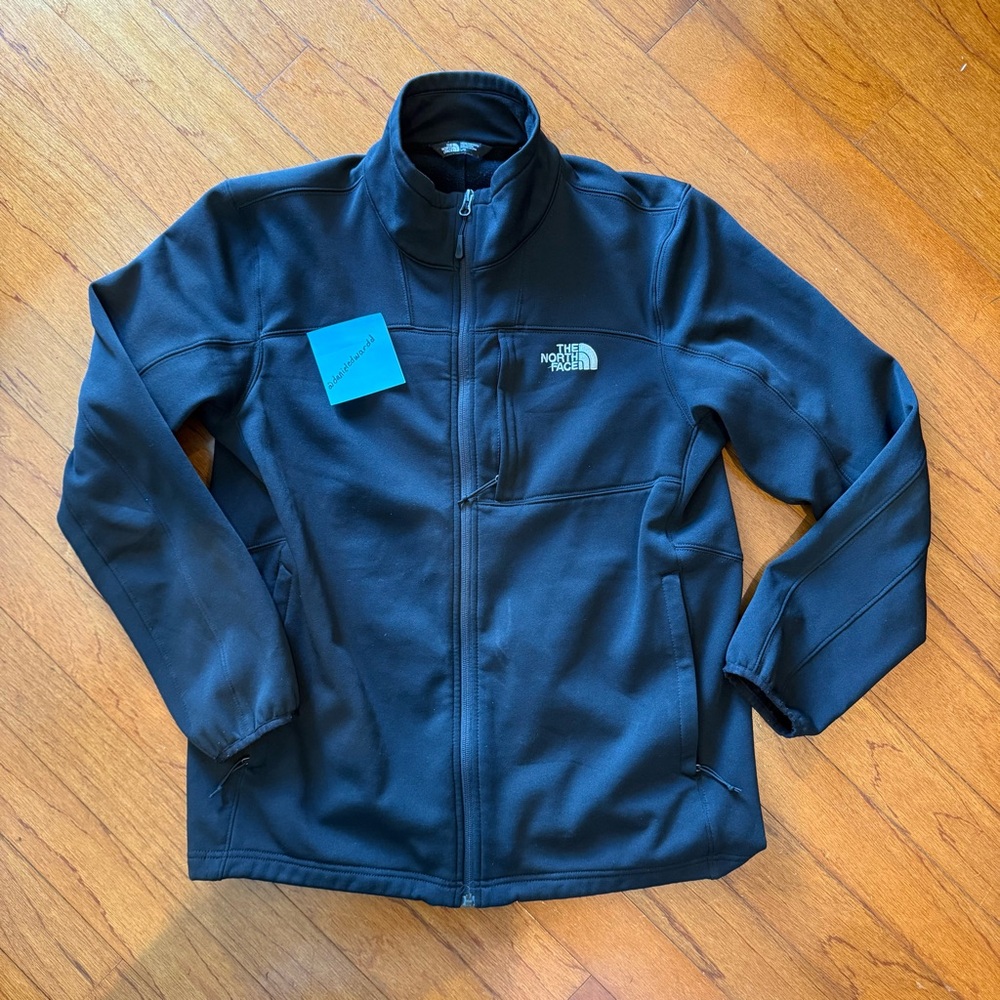 The North Face Black Apex Bionic 2 Jacket with Fleece Material
